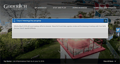 Desktop Screenshot of goderich.ca